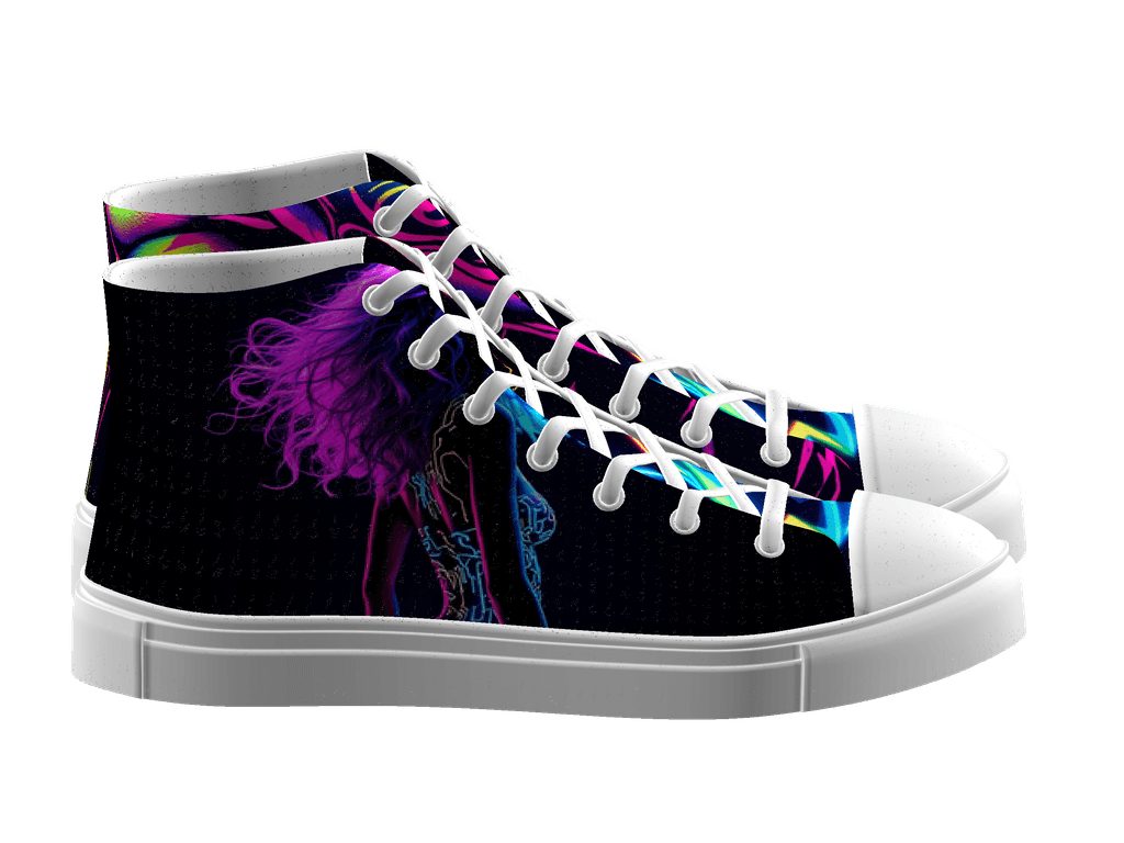 Women's High Top Canvas Shoes