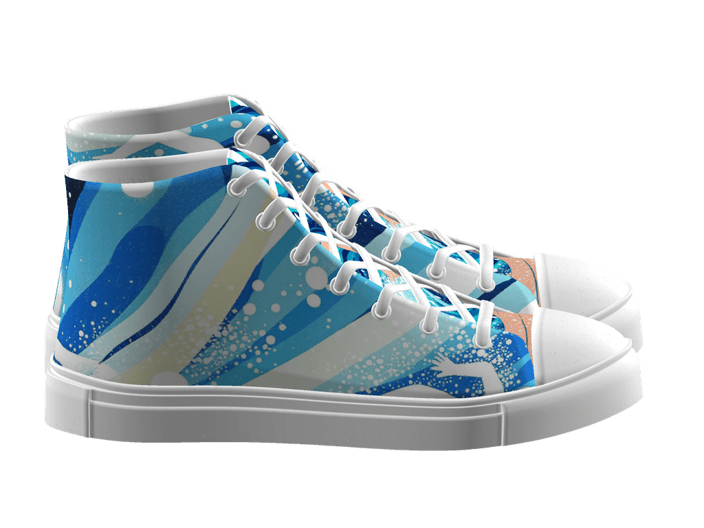 Women's High Top Canvas Shoes