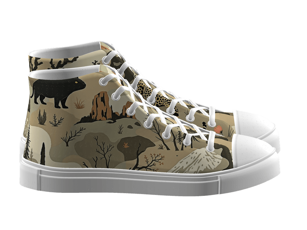 Women's High Top Canvas Shoes