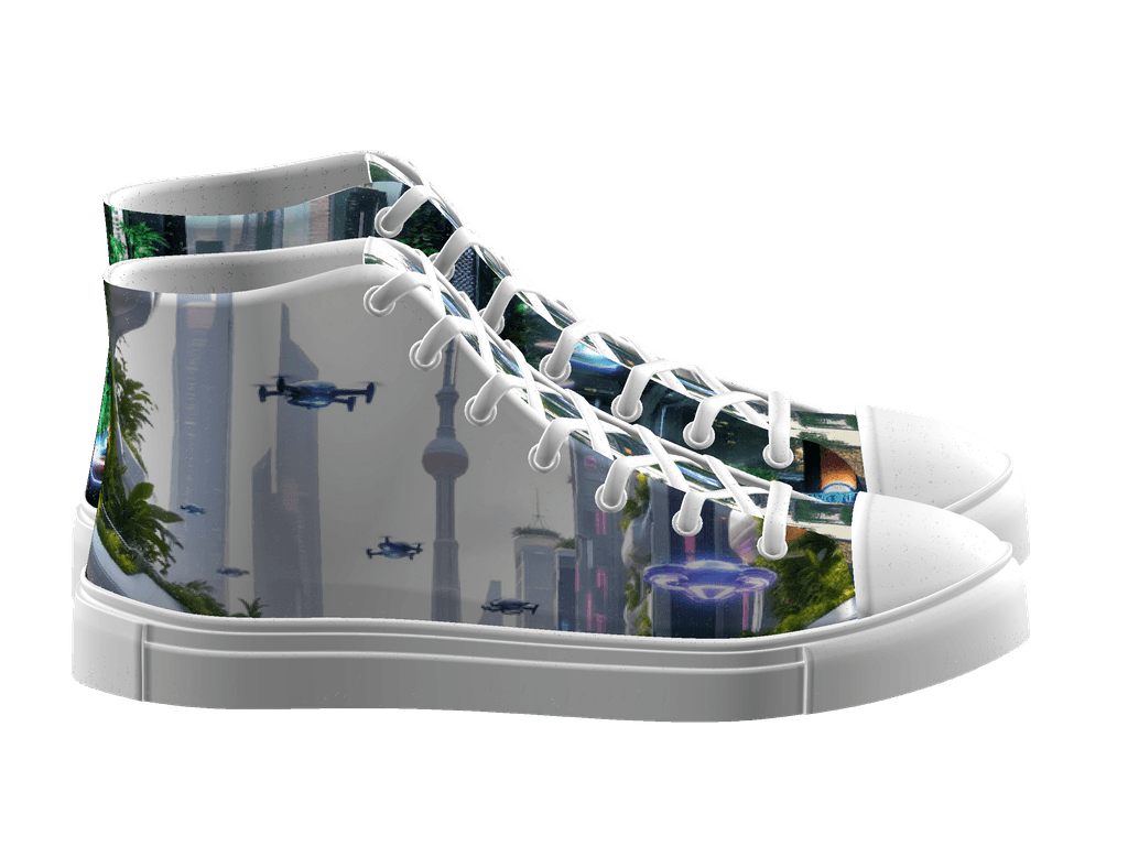 Women's High Top Canvas Shoes