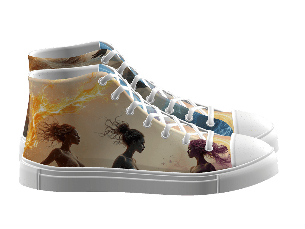 Women's High Top Canvas Shoes