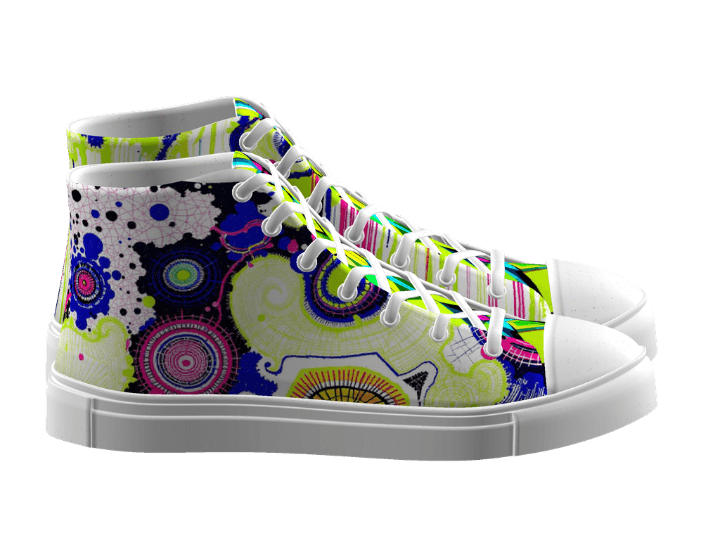 Women's High Top Canvas Shoes