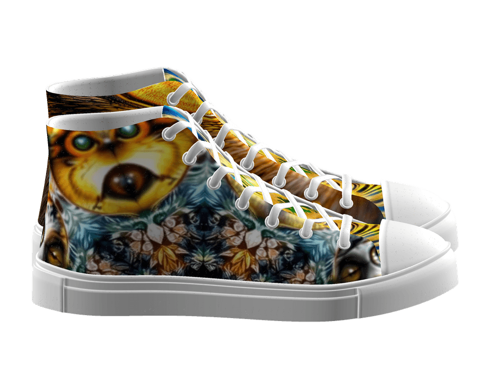 Women's High Top Canvas Shoes