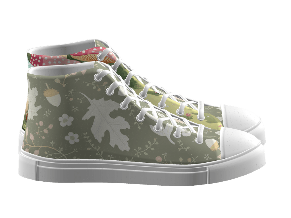 Women's High Top Canvas Shoes