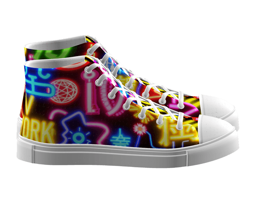 Women's High Top Canvas Shoes