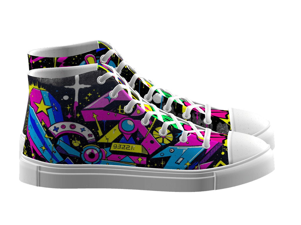 Men's High Top Canvas Shoes