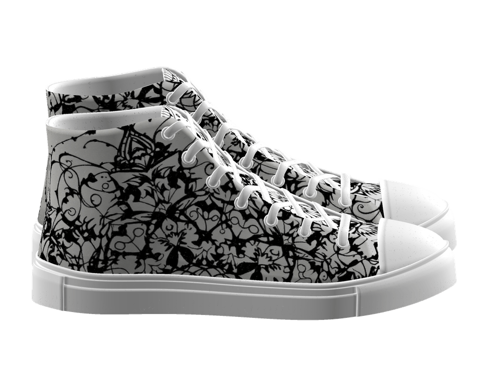 Men's High Top Canvas Shoes