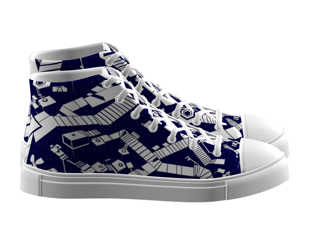 Men's High Top Canvas Shoes