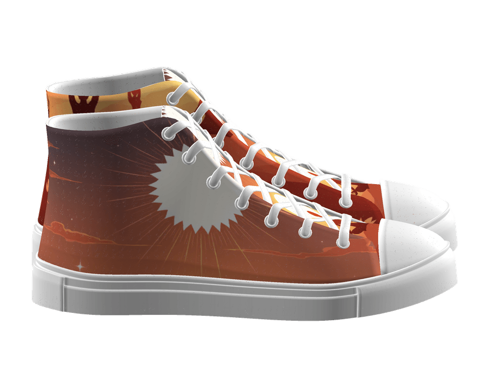 Men's High Top Canvas Shoes