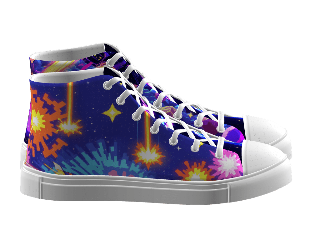 Men's High Top Canvas Shoes