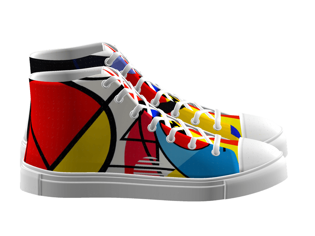 Men's High Top Canvas Shoes