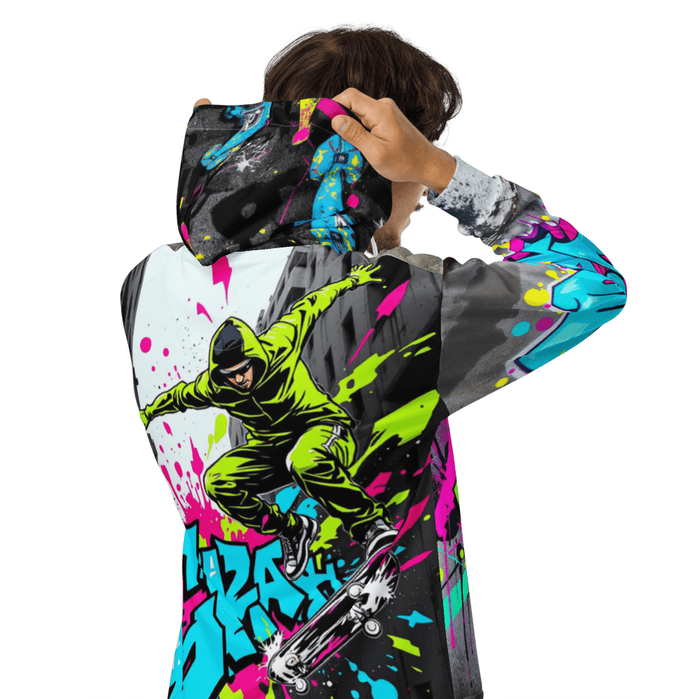 Skate Eco Unisex Zip Hoodie | PrintGen