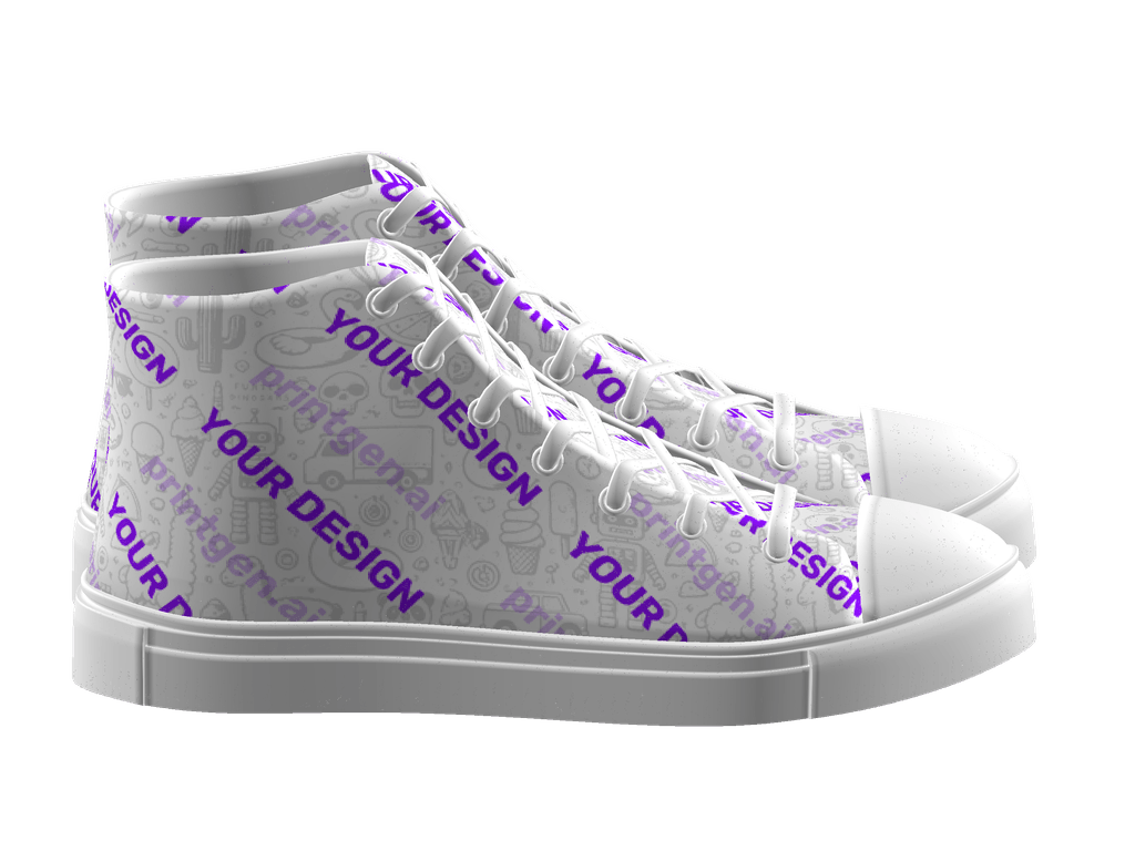 Women's High Top Canvas Shoes