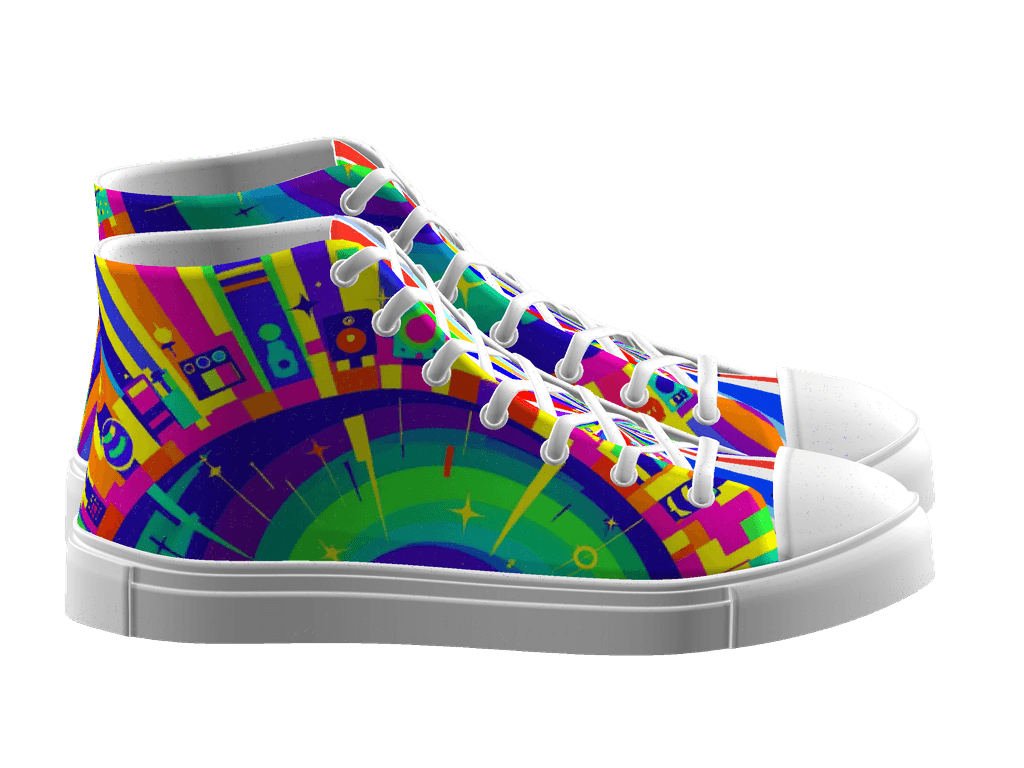 Women's High Top Canvas Shoes