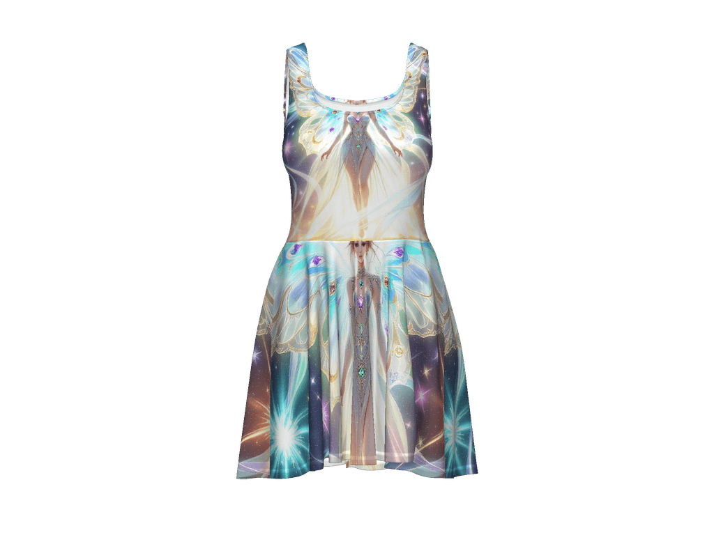 All-Over Print Skater Dress