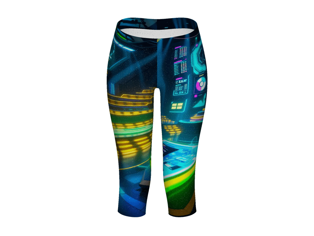 All-Over Print Capri Leggings