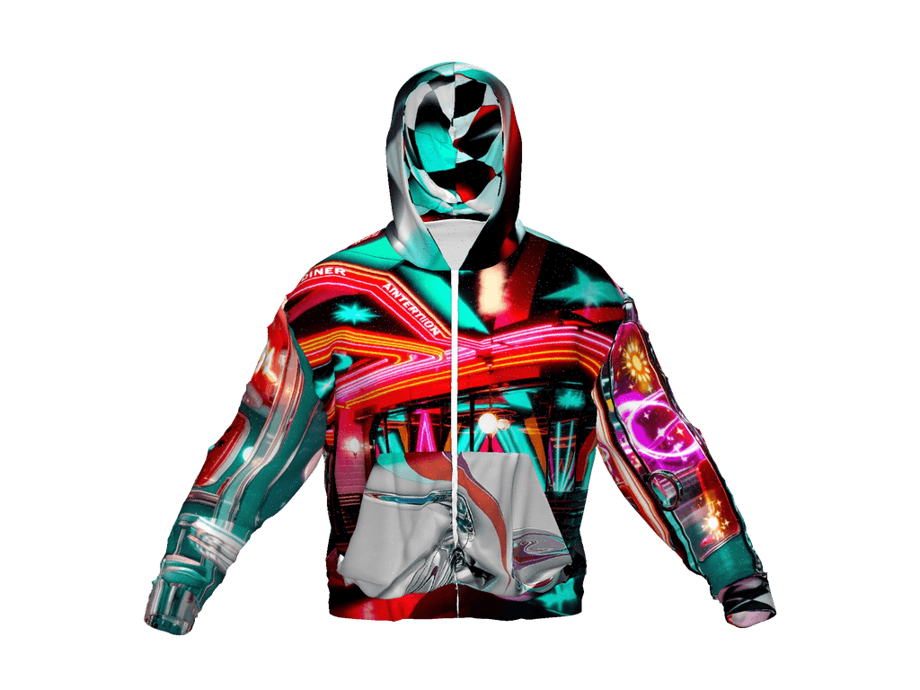 All-Over Print Recycled Unisex Zip Hoodie