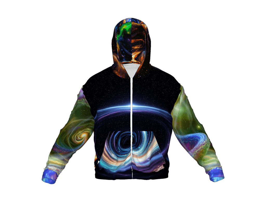 All-Over Print Recycled Unisex Zip Hoodie