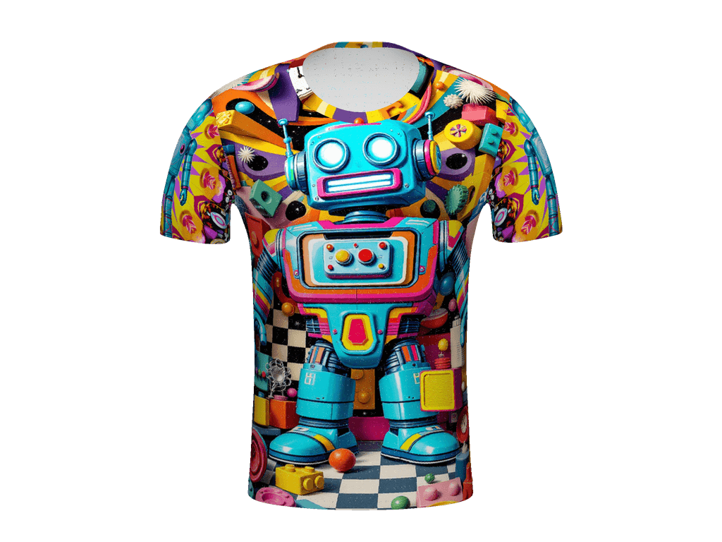 All-Over Print Men's Crew Neck T-Shirt