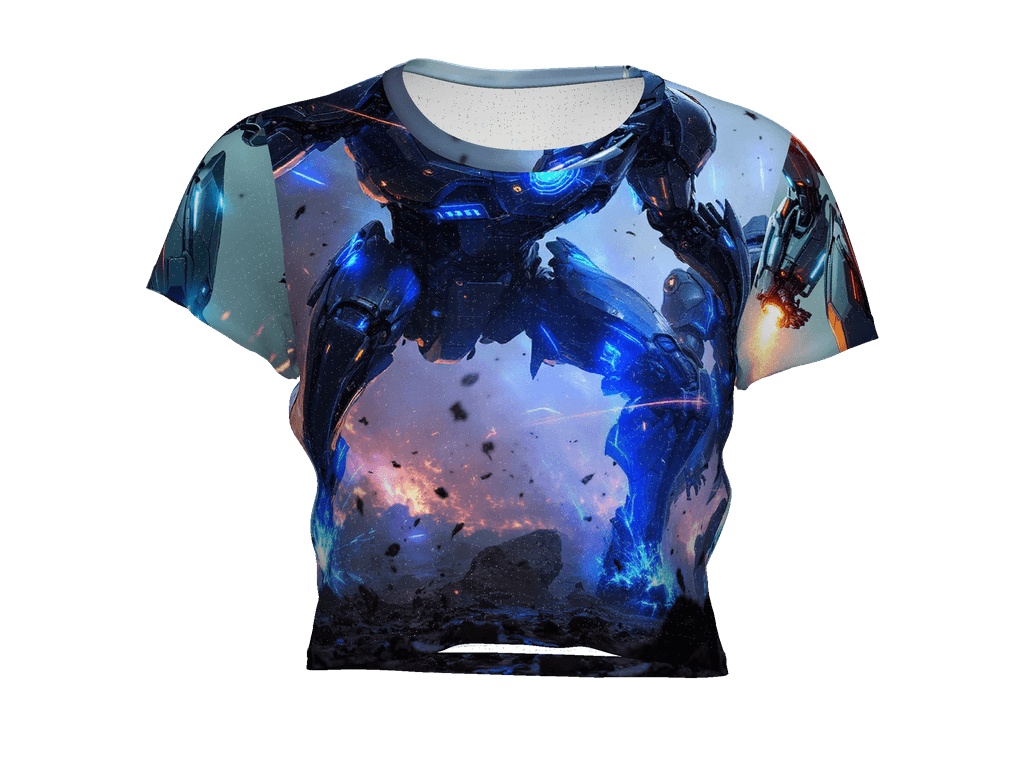 All-Over Print Crop Tee