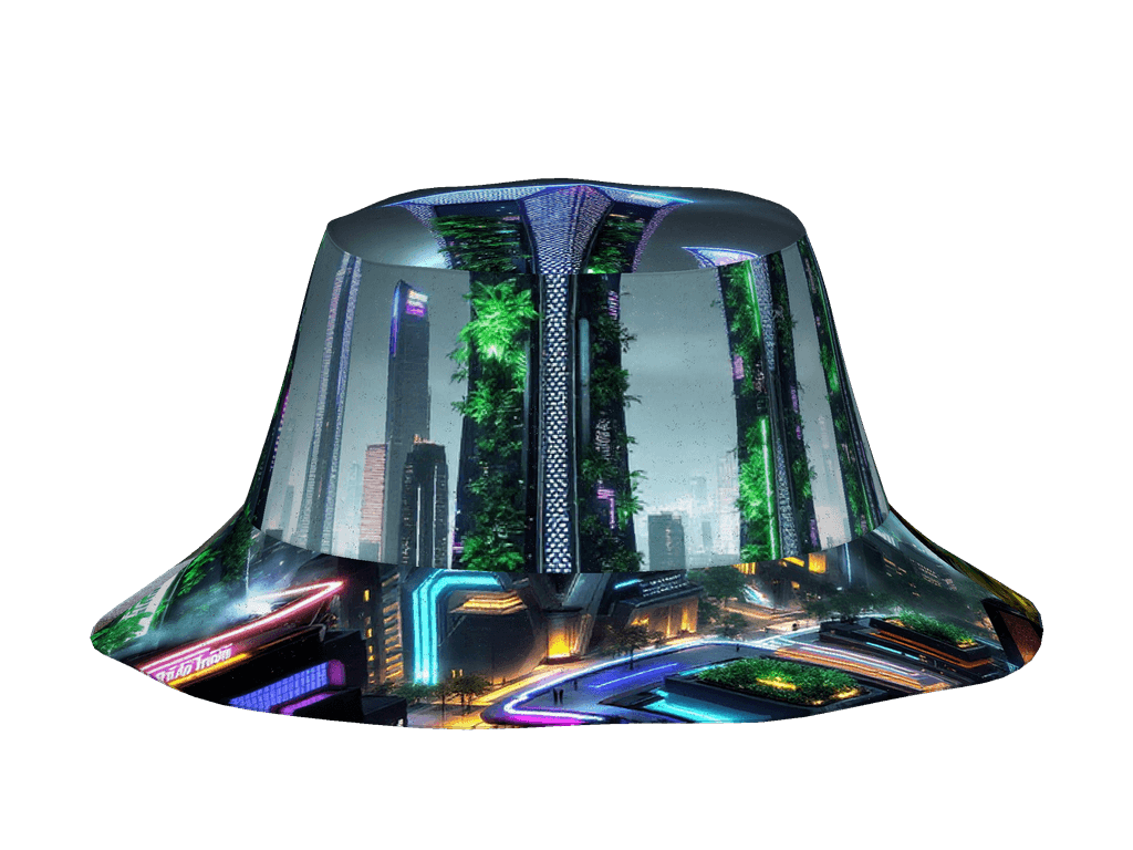 All-Over Print Reversible Bucket Hat