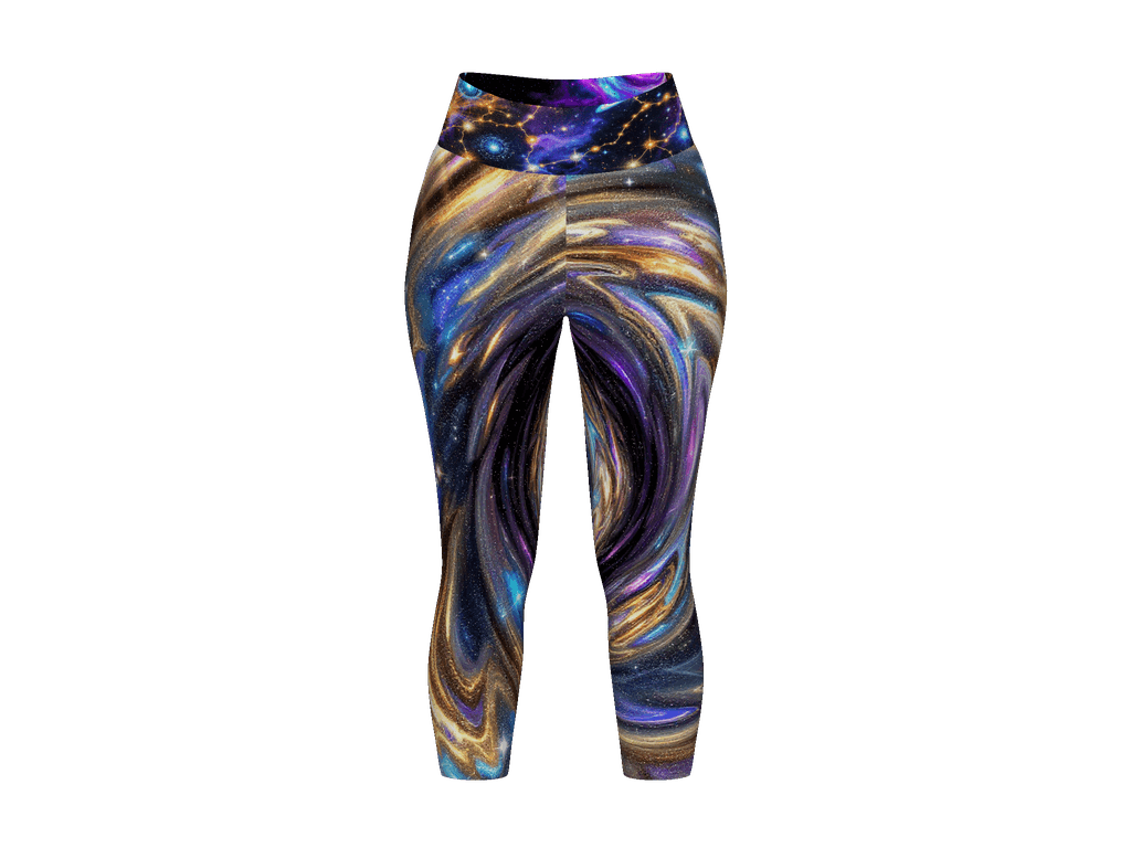 All-Over Print Yoga Capri Leggings