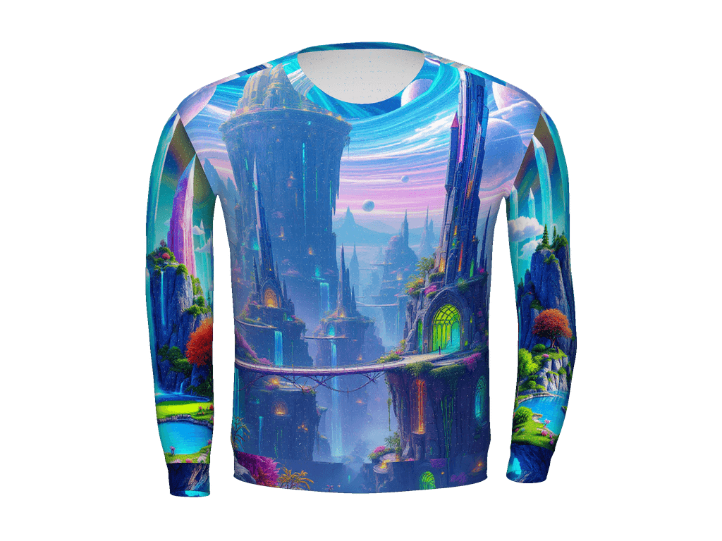 All-Over Print Recycled Unisex Sweatshirt