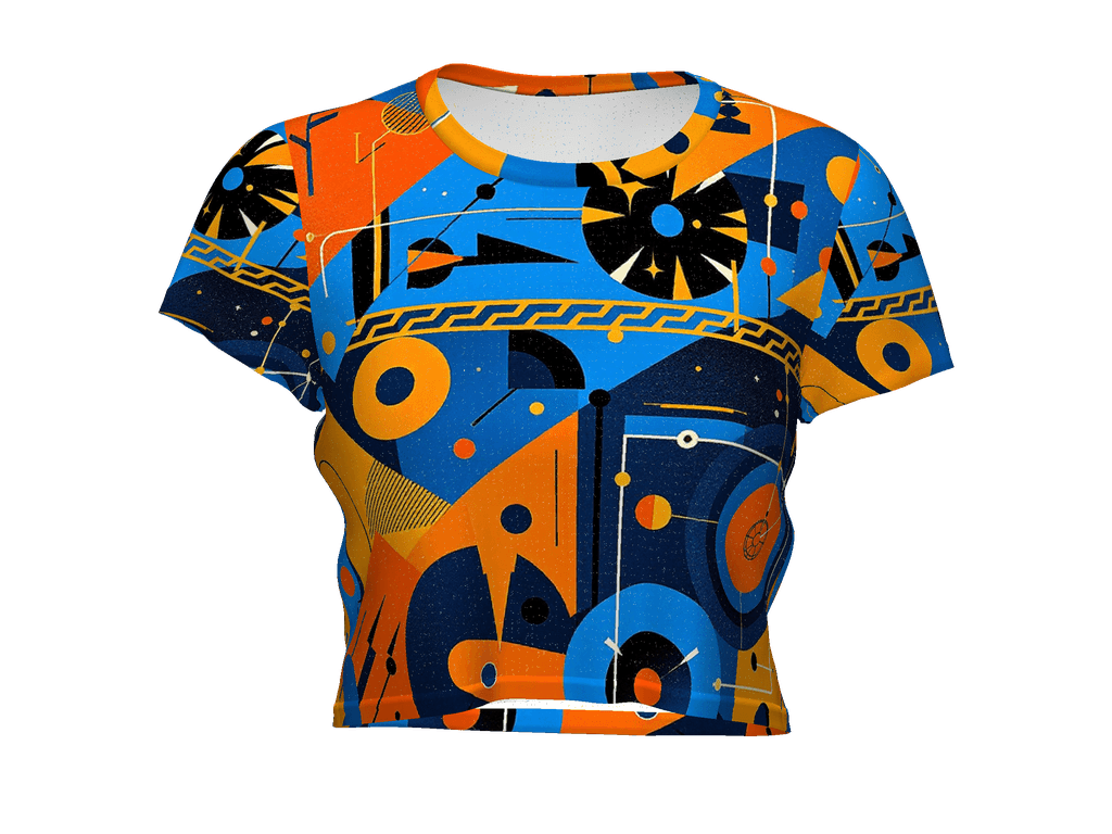 All-Over Print Crop Tee