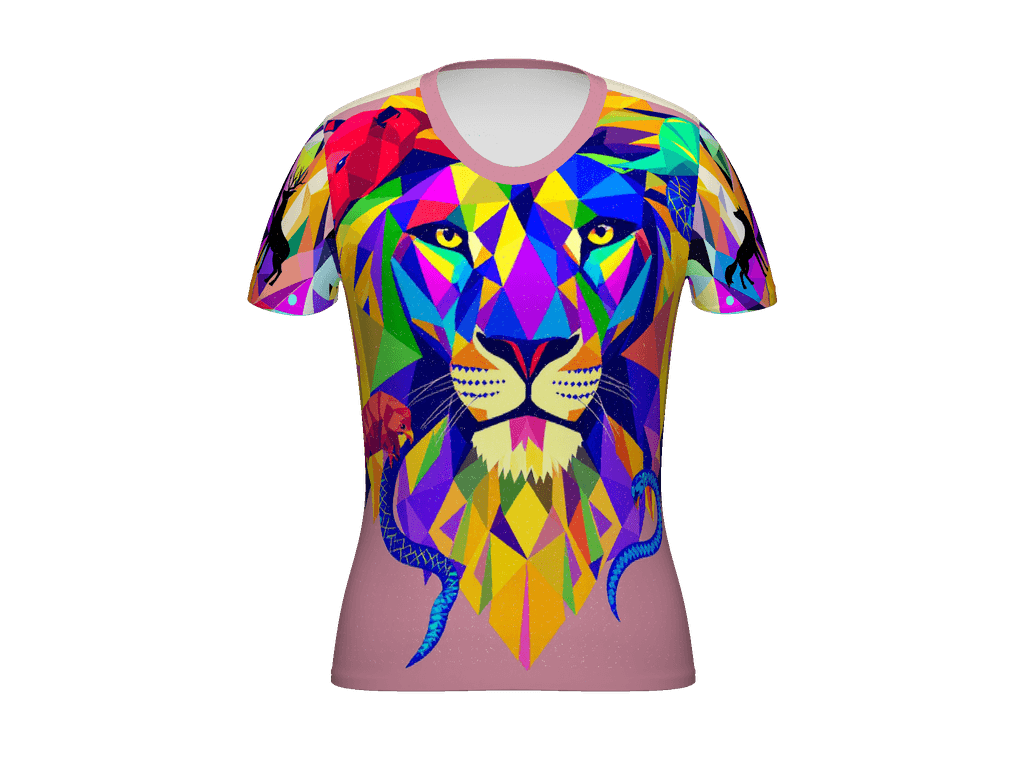 All-Over Print Women's Athletic T-Shirt