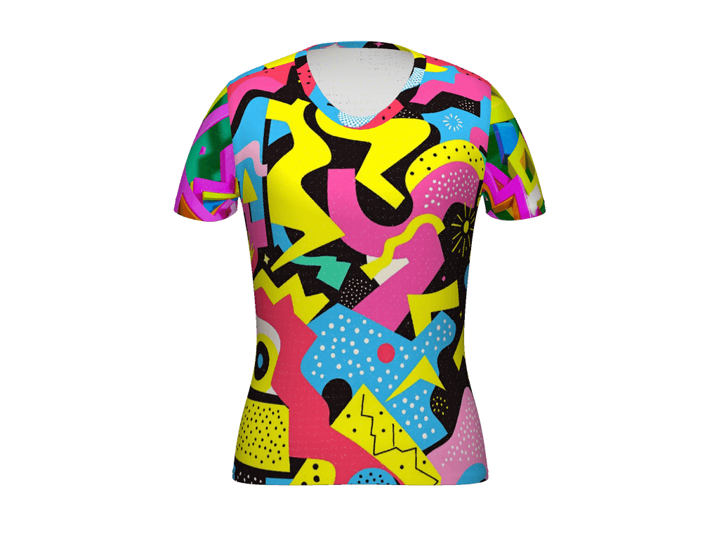 All-Over Print Women's Athletic T-Shirt