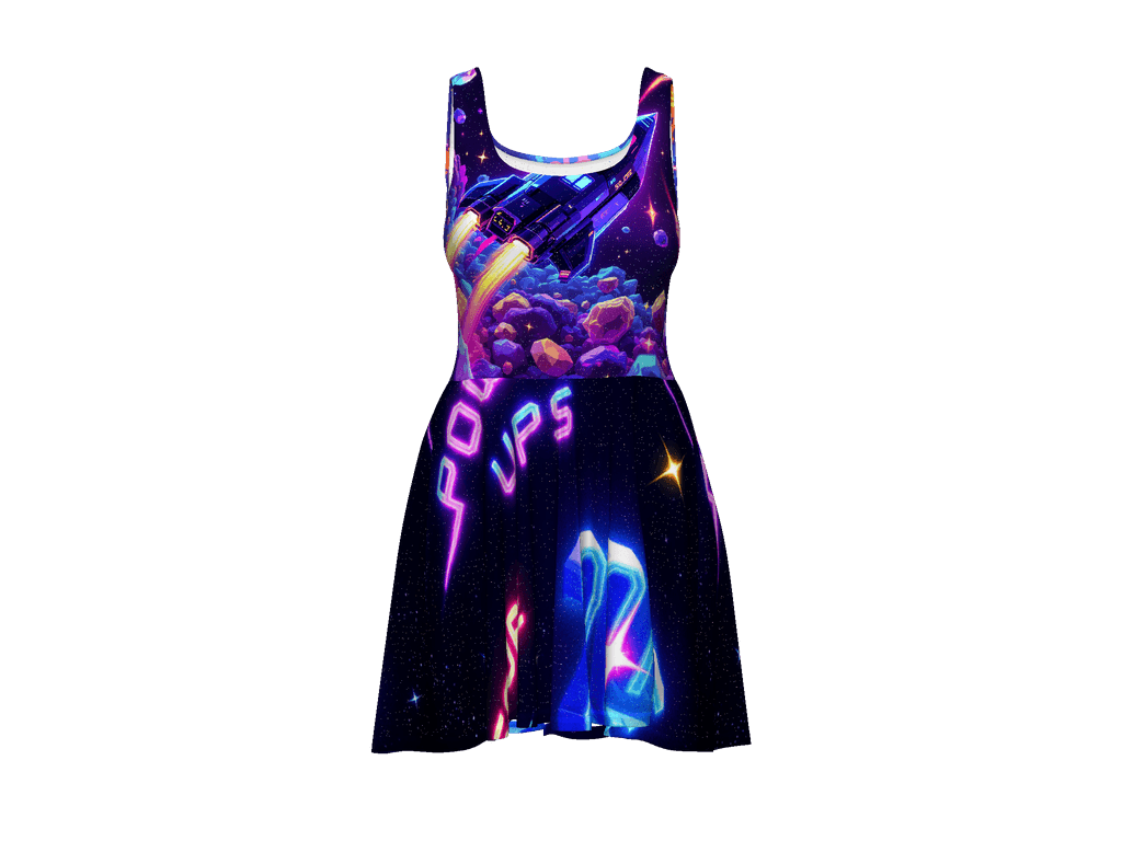 All-Over Print Skater Dress