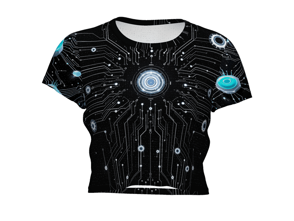 All-Over Print Crop Tee