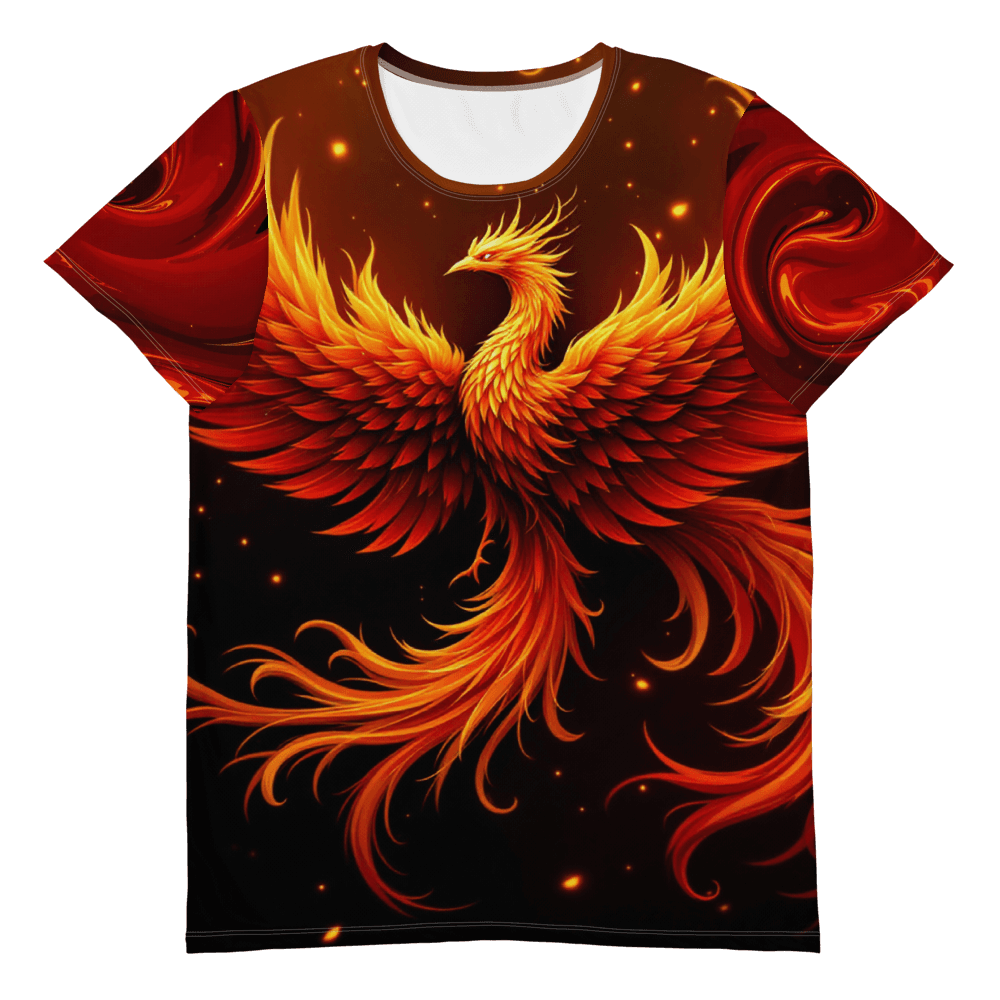 Flame Men's Athletic T-shirt