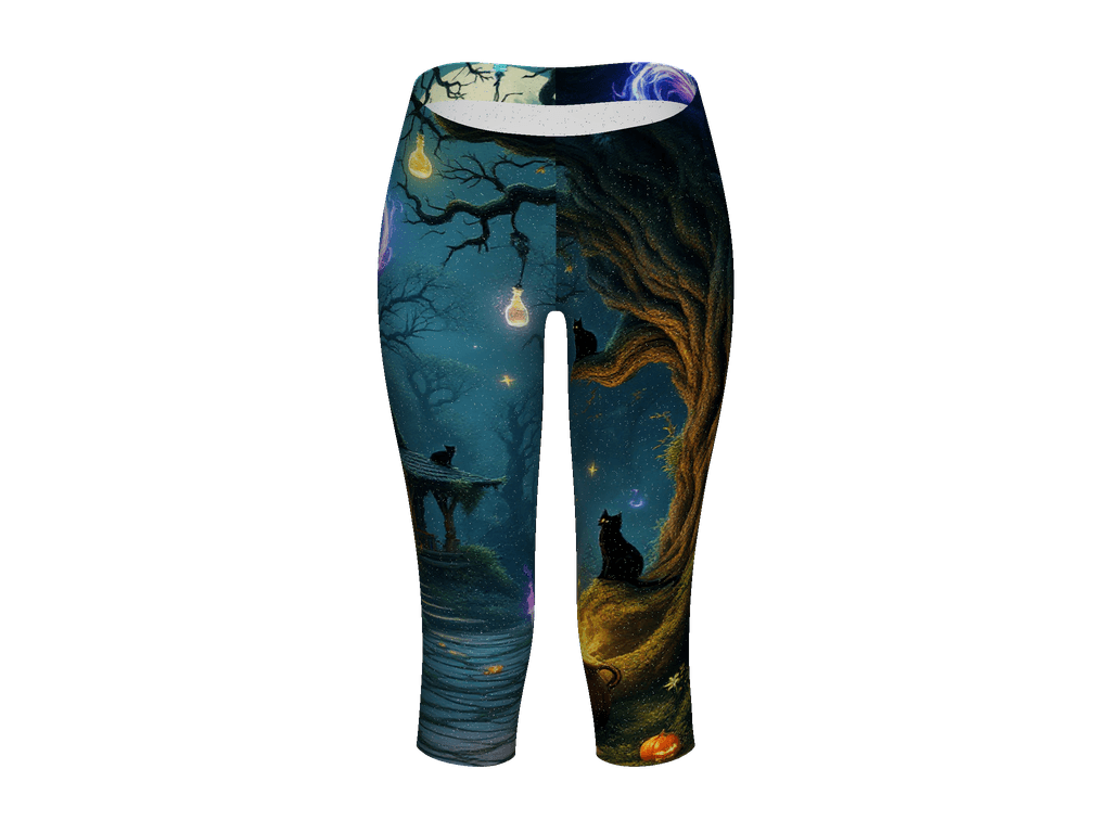 All-Over Print Capri Leggings