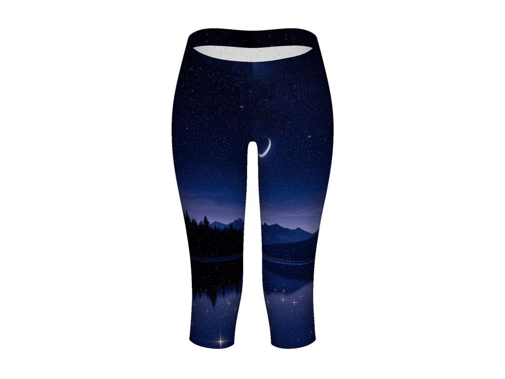 All-Over Print Capri Leggings