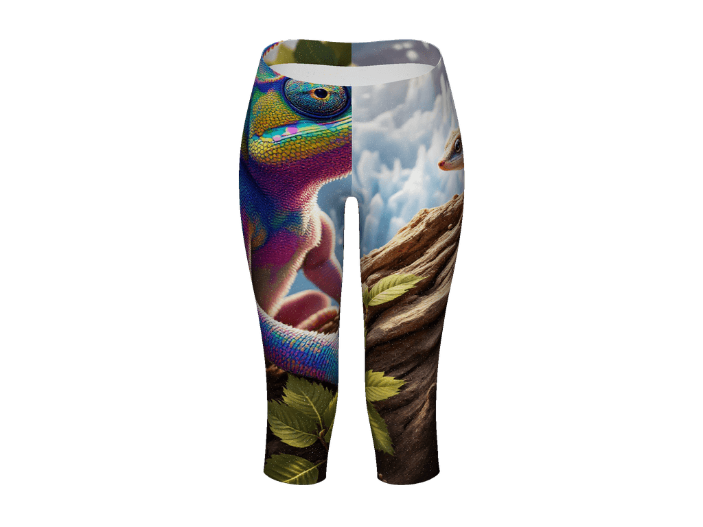 All-Over Print Capri Leggings