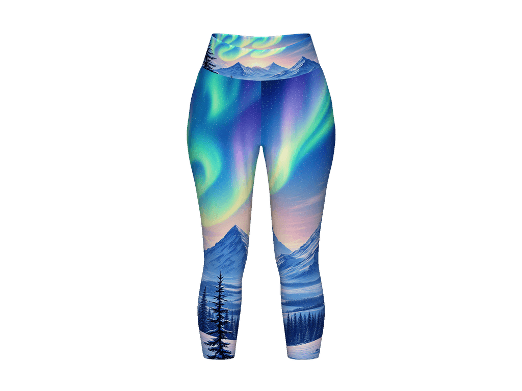 All-Over Print Yoga Capri Leggings