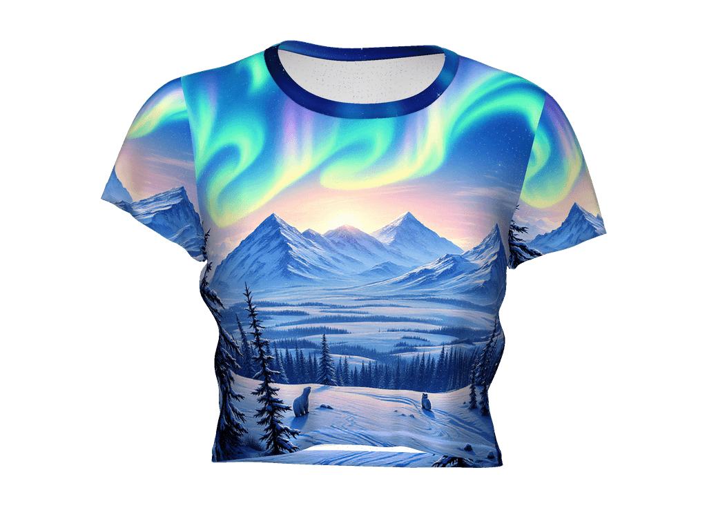 All-Over Print Crop Tee