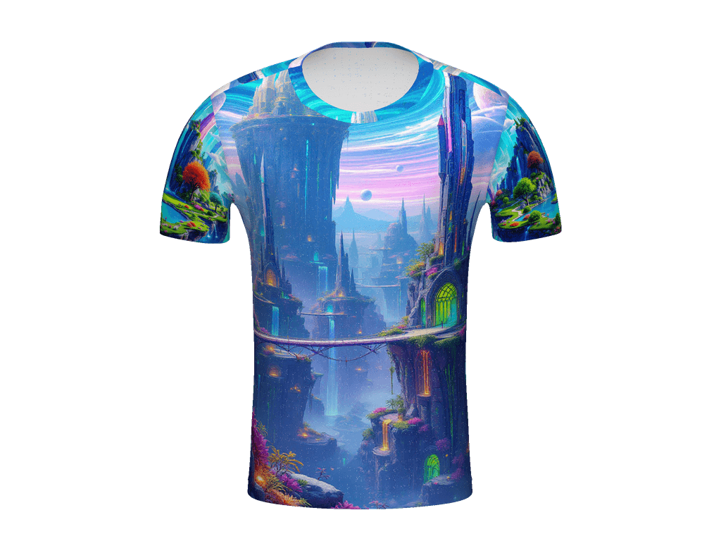 All-Over Print Men's Crew Neck T-Shirt