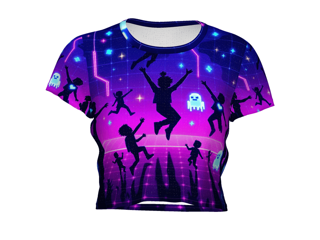 All-Over Print Crop Tee