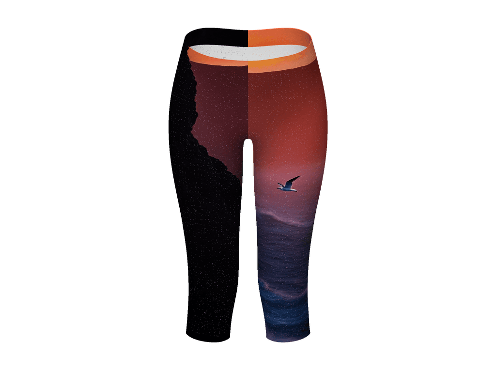 All-Over Print Capri Leggings