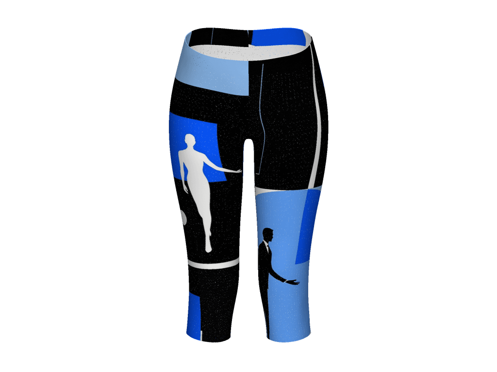 All-Over Print Capri Leggings