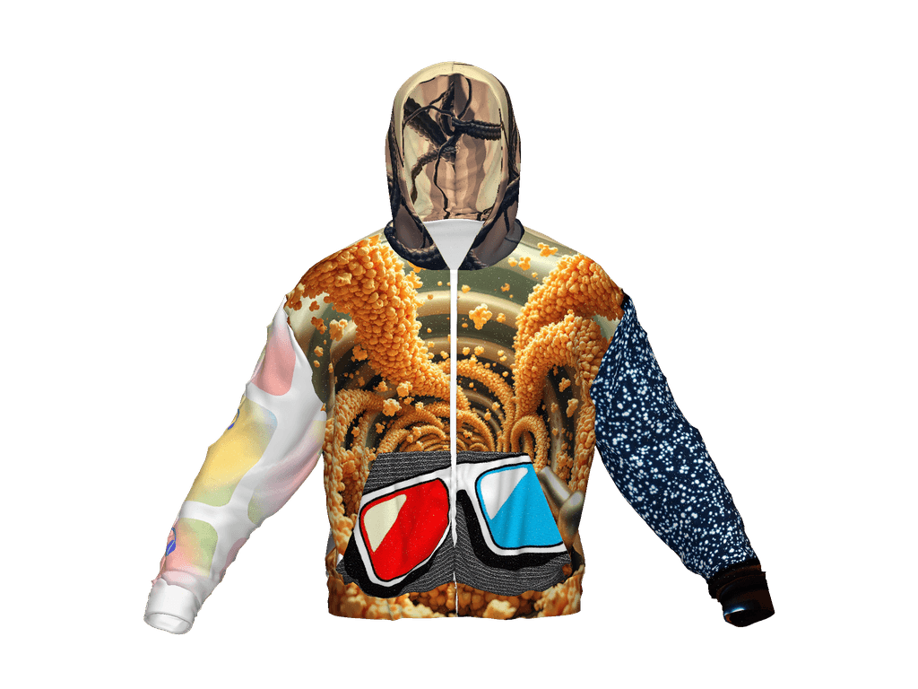 All-Over Print Recycled Unisex Zip Hoodie