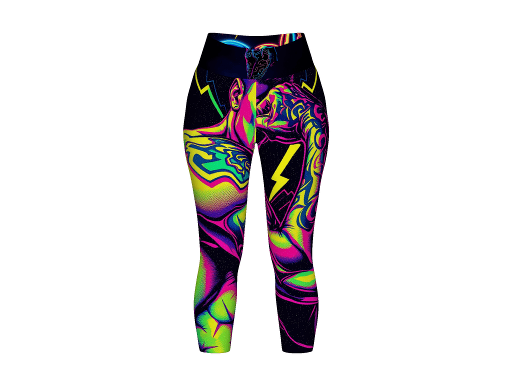 All-Over Print Yoga Capri Leggings