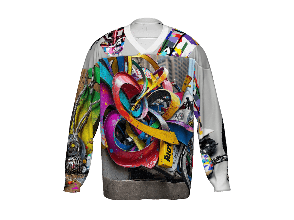 All-Over Print Recycled Hockey Fan Jersey