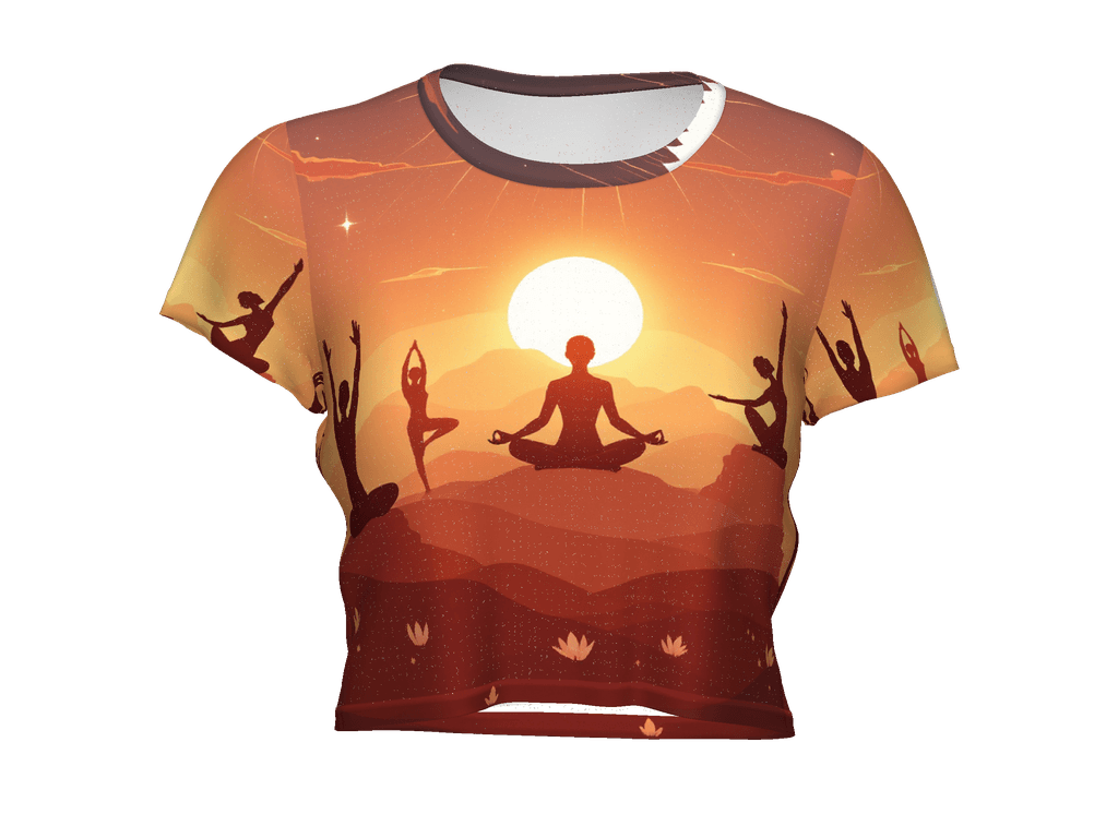 All-Over Print Crop Tee