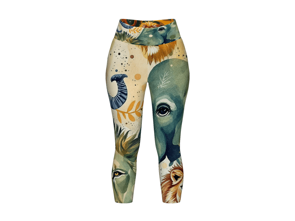 All-Over Print Yoga Capri Leggings