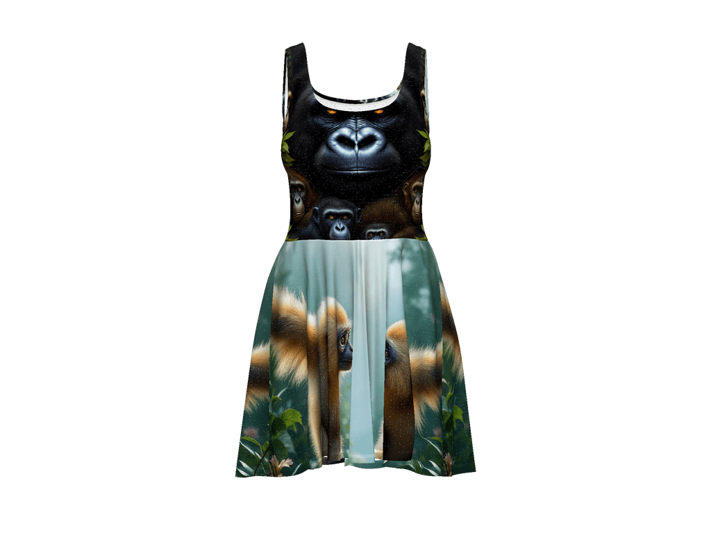 All-Over Print Skater Dress