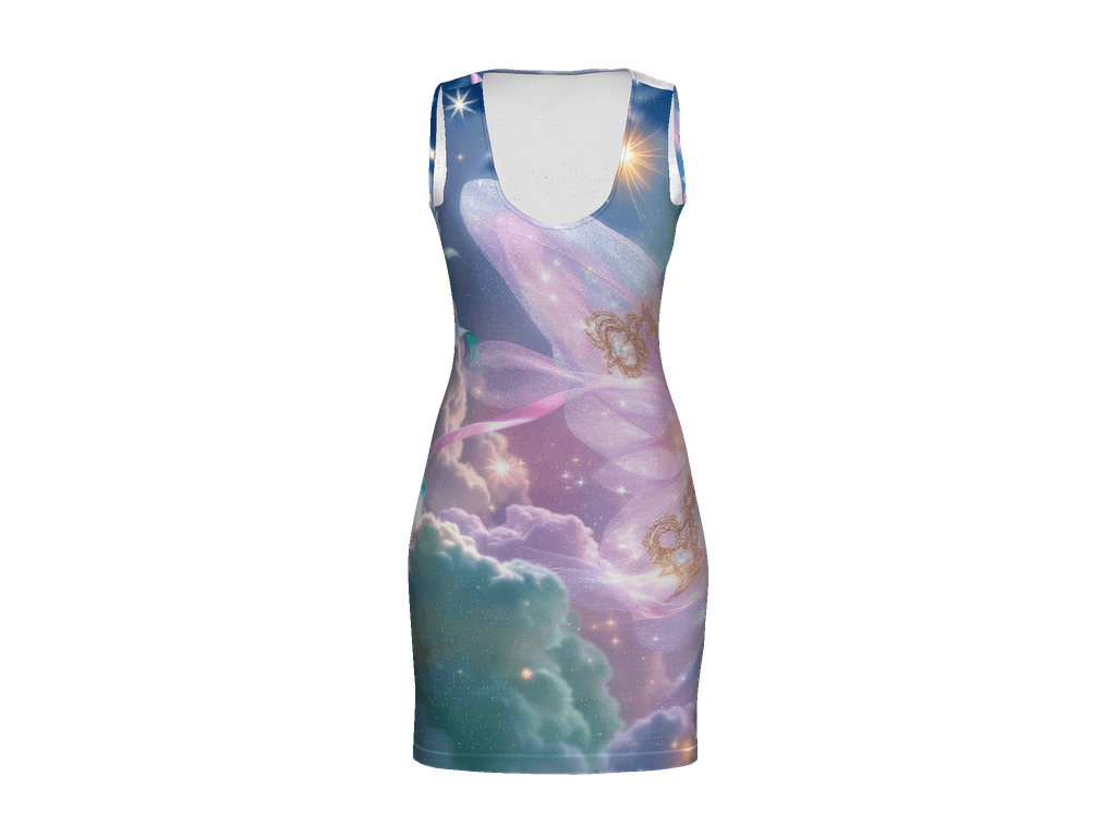 All-Over Print Bodycon Dress