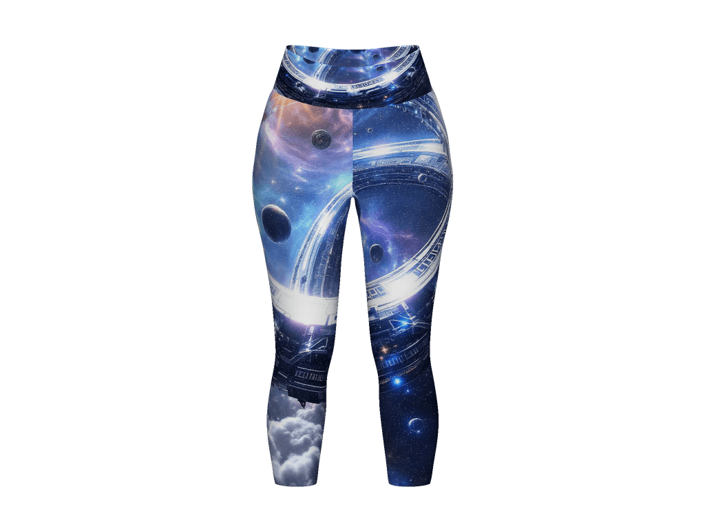 All-Over Print Yoga Capri Leggings